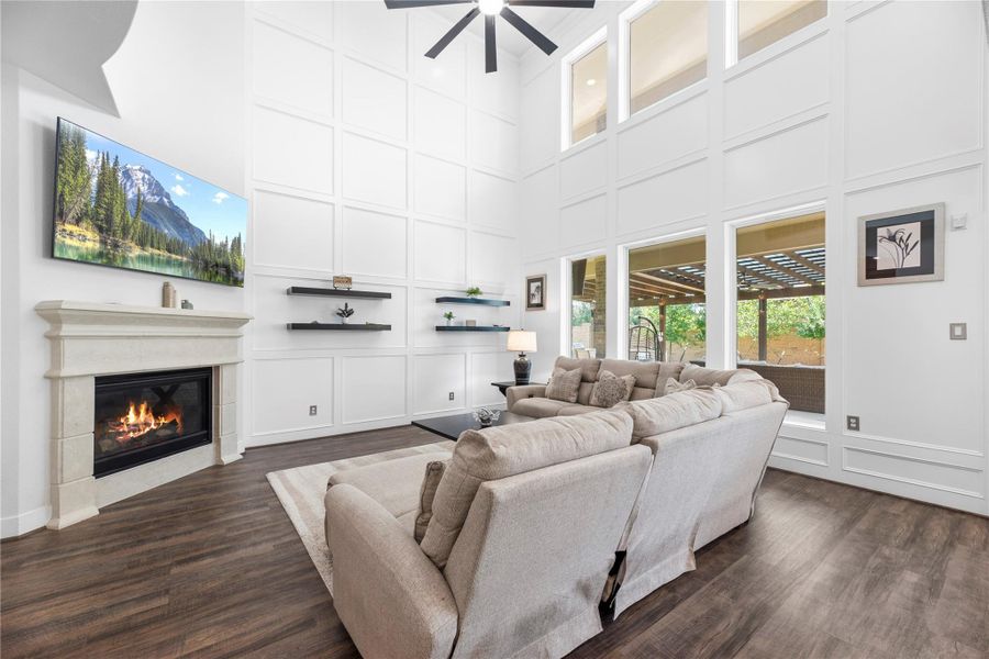 Furnished interior view inside a new home in , Cypress (Image 38).