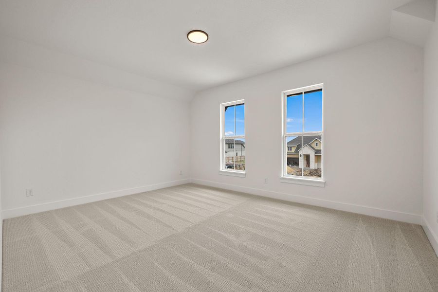 Spacious, unfurnished interior of a new home in Blackhawk in Pflugerville, Pflugerville (Image 32).