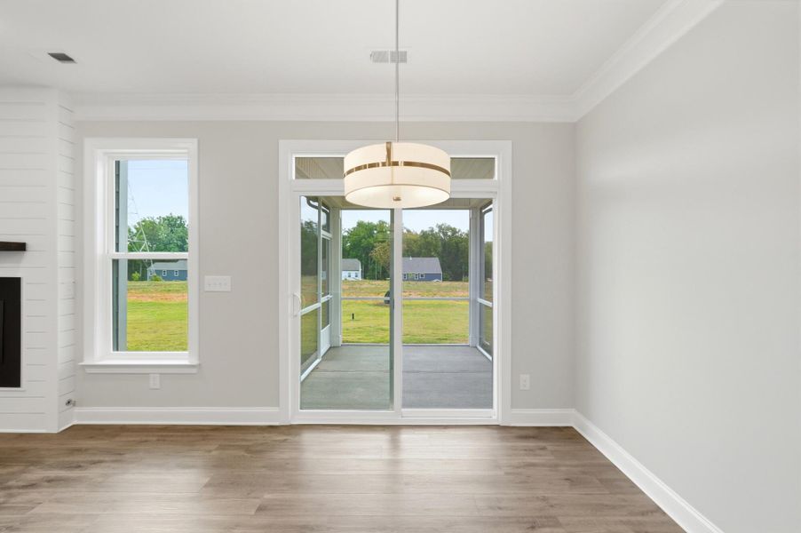 Spacious, unfurnished interior of a new home in Enclave at Riverdale, Huntersville (Image 15). Spacious, unfurnished interior of a new home in Enclave at Riverdale, Huntersville (Image 15).