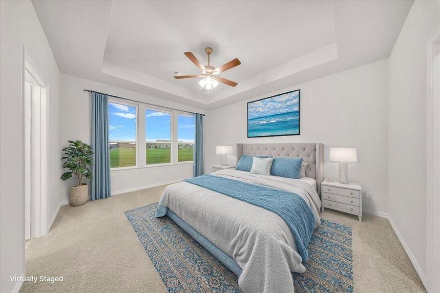 Furnished interior view inside a new home in Oak Valley, Oak Ridge (Image 6). Furnished interior view inside a new home in Oak Valley, Oak Ridge (Image 6).