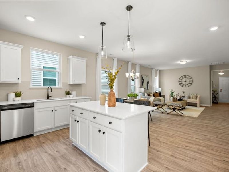 Representative furnished interior of a home built from the Grace by True Homes in Masons Mill, Erwin (Image 3).