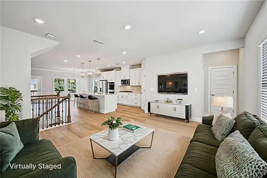 Furnished interior view inside a new home in , Lawrenceville (Image 33).