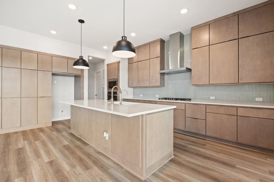Furnished interior view inside a new home in Capitol Collection at Lariat, Liberty Hill (Image 10).