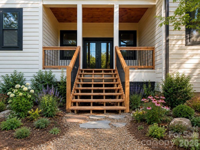 Exterior details and patio area of a home in , Leicester (Image 21).