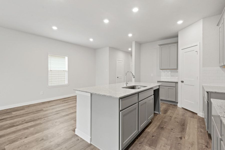 Furnished interior view inside a new home in Barrett Crossing, Crosby (Image 6).