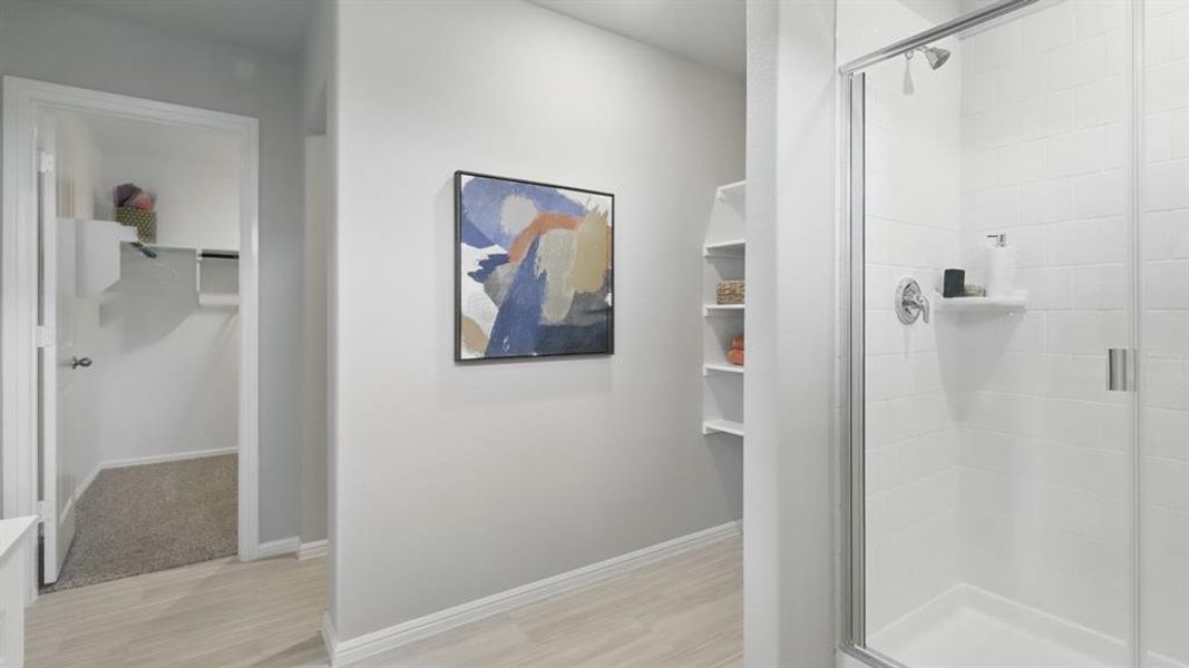 Furnished interior view inside a new home in Lonestar at Liberty Trails, Fort Worth (Image 28). Furnished interior view inside a new home in Lonestar at Liberty Trails, Fort Worth (Image 28).