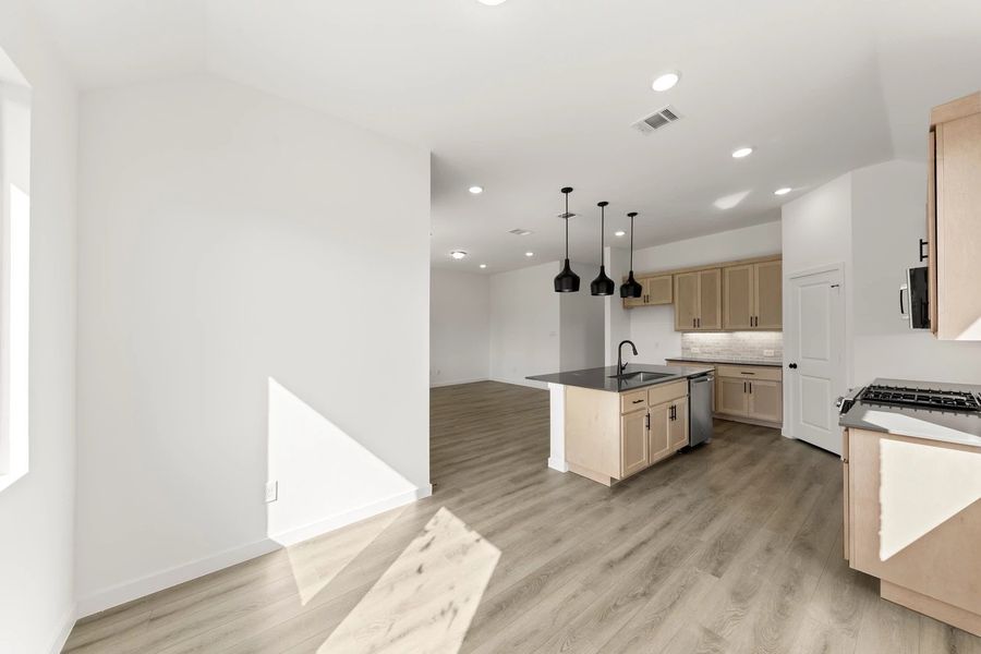 Open Kitchen-Living-Dining Room