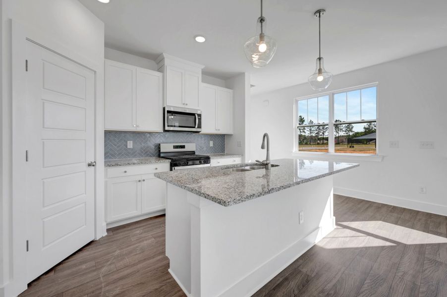 Furnished interior view inside a new home in Powell, Angier (Image 7).