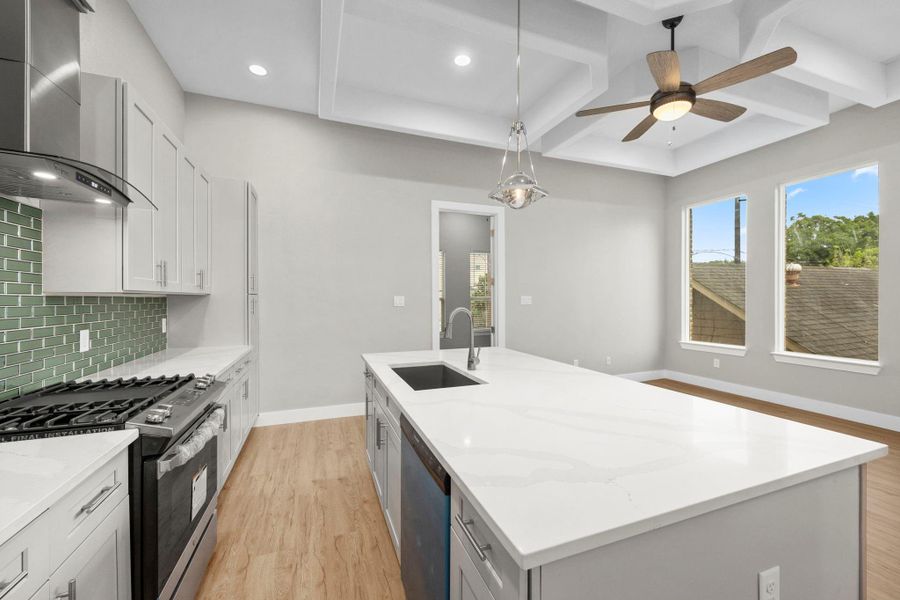 Furnished interior view inside a new home in , Houston (Image 8).