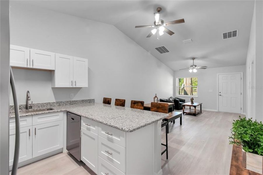 Furnished interior view inside a new home in , Williston (Image 9).