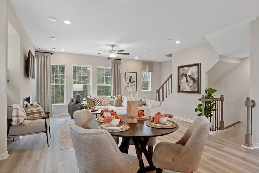 Furnished interior view inside a new home in Chandler Run, Tucker (Image 4).