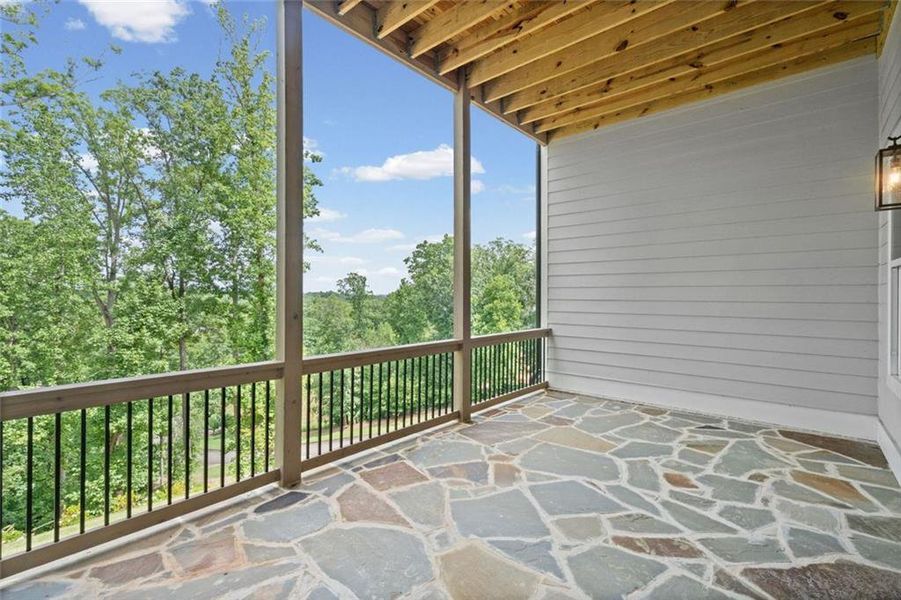 Exterior details and patio area of a home in , Dawsonville (Image 34).
