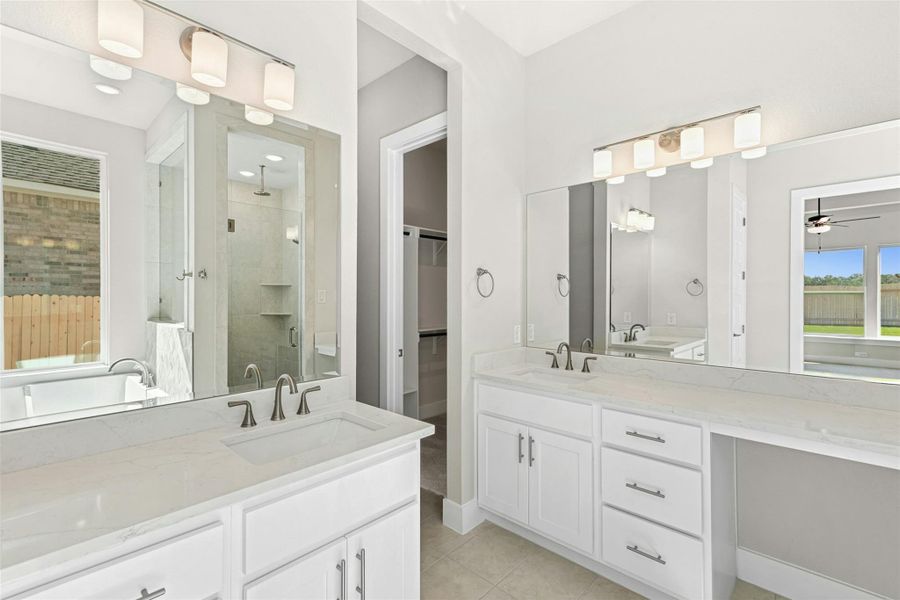 Furnished interior view inside a new home in Santa Rita Ranch, Liberty Hill (Image 11).