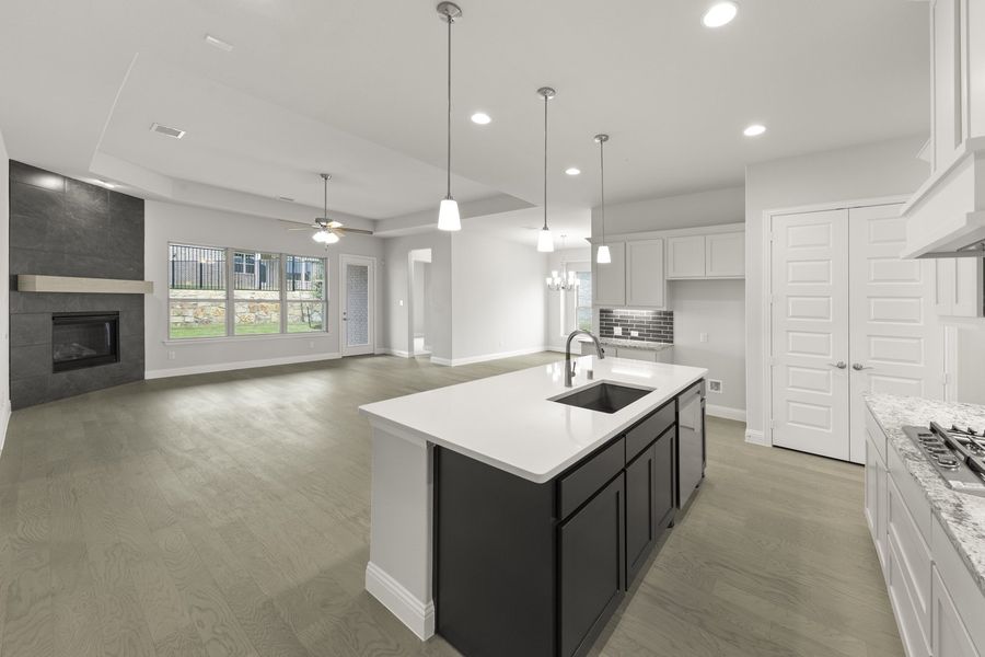Furnished interior view inside a new home in Brookshire at Legacy Hills, Celina (Image 10).