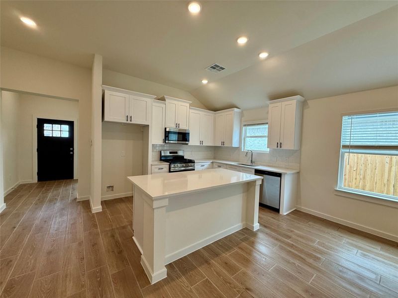 Furnished interior view inside a new home in Ashland, Angleton (Image 9).