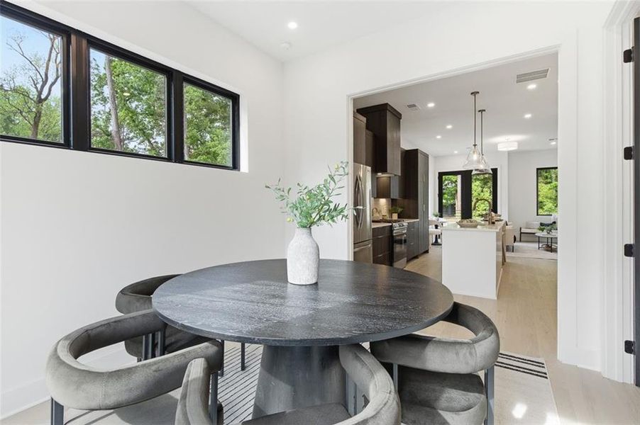 Furnished interior view inside a new home in , Atlanta (Image 7).