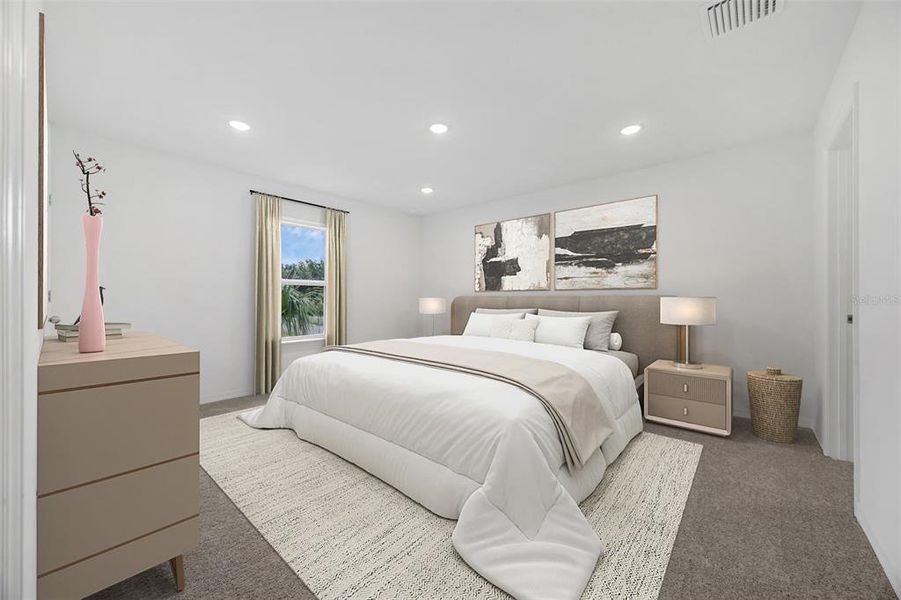 Furnished interior view inside a new home in Delaney Reserve, Deland (Image 18).