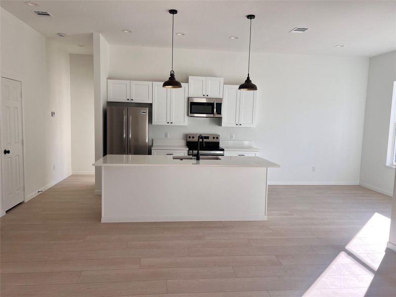 Furnished interior view inside a new home in , Cleveland (Image 4).