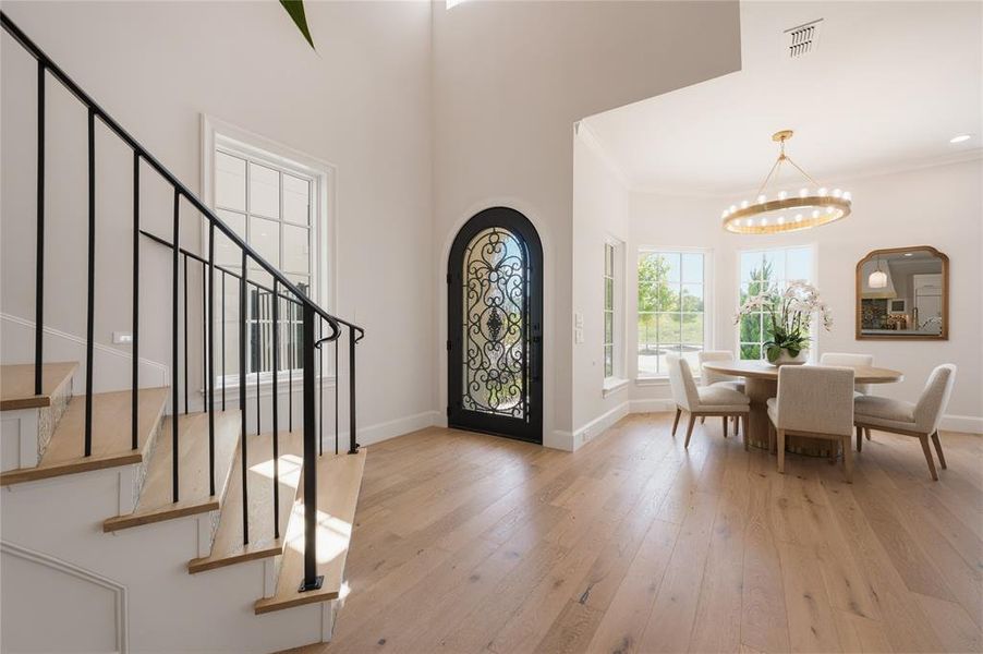 Furnished interior view inside a new home in , Flower Mound (Image 27).