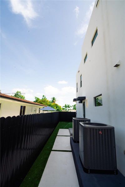 Exterior details and patio area of a home in , Miami (Image 32). Exterior details and patio area of a home in , Miami (Image 32).