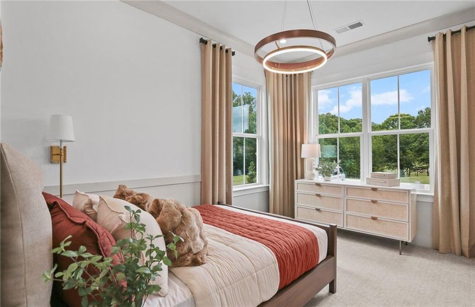 Furnished interior view inside a new home in Sterling Pointe, Cumming (Image 42).