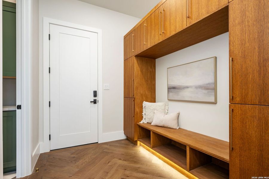 Furnished interior view inside a new home in , San Antonio (Image 46).