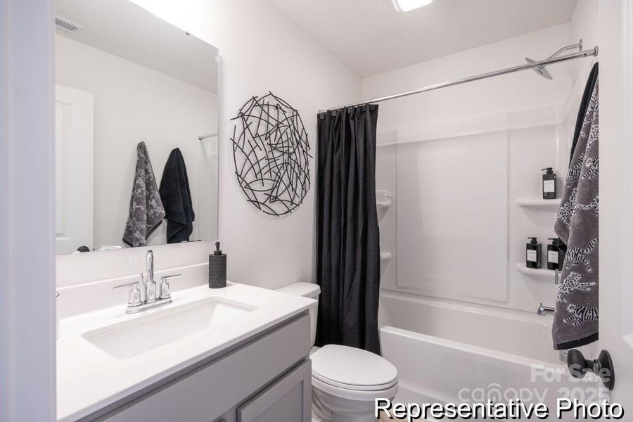 Furnished interior view inside a new home in , Charlotte (Image 11). Furnished interior view inside a new home in , Charlotte (Image 11).