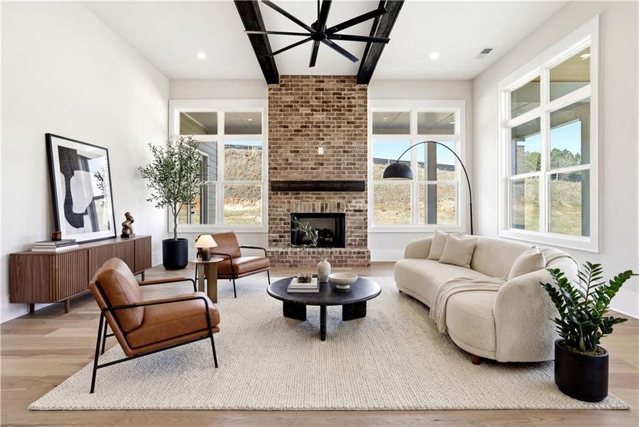Furnished interior view inside a new home in , Woodstock (Image 5).