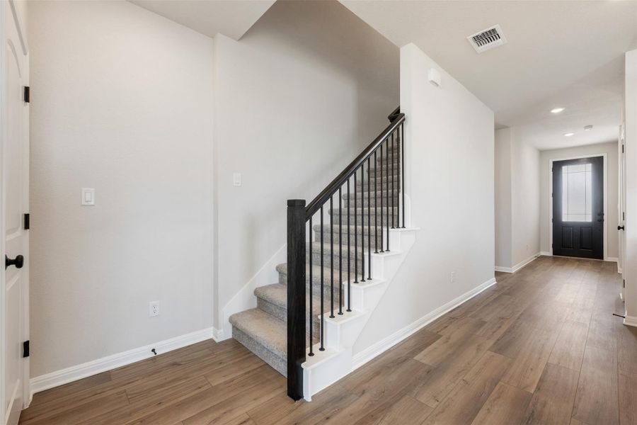 Furnished interior view inside a new home in The Colony 50s, Bastrop (Image 8).