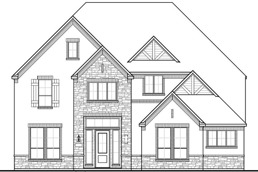 Representative rendering of the exterior for the Lakewood – 60′ Lot by Chesmar Homes (Image 4).