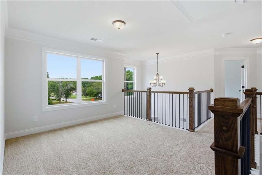 Spacious, unfurnished interior of a new home in , Stockbridge (Image 30).