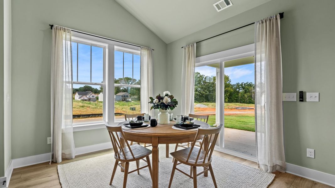 Furnished interior view inside a new home in Pelham Crossing, Greenville (Image 8).