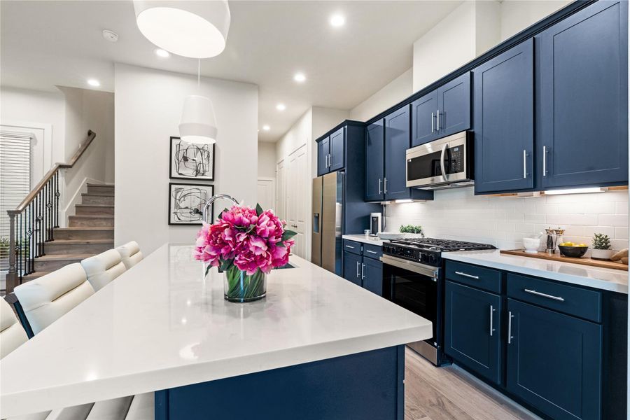 Furnished interior view inside a new home in Willowbend Point, Houston (Image 18).
