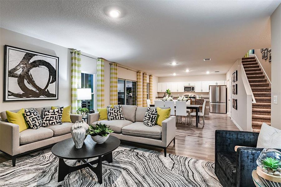 Furnished interior view inside a new home in Two Rivers, Zephyrhills (Image 10).