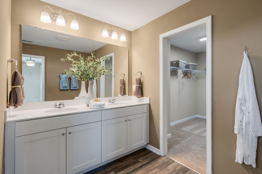 Representative furnished interior of a home built from the Clifton by Mattamy Homes in Magnolia Park Townes, Garner (Image 21).