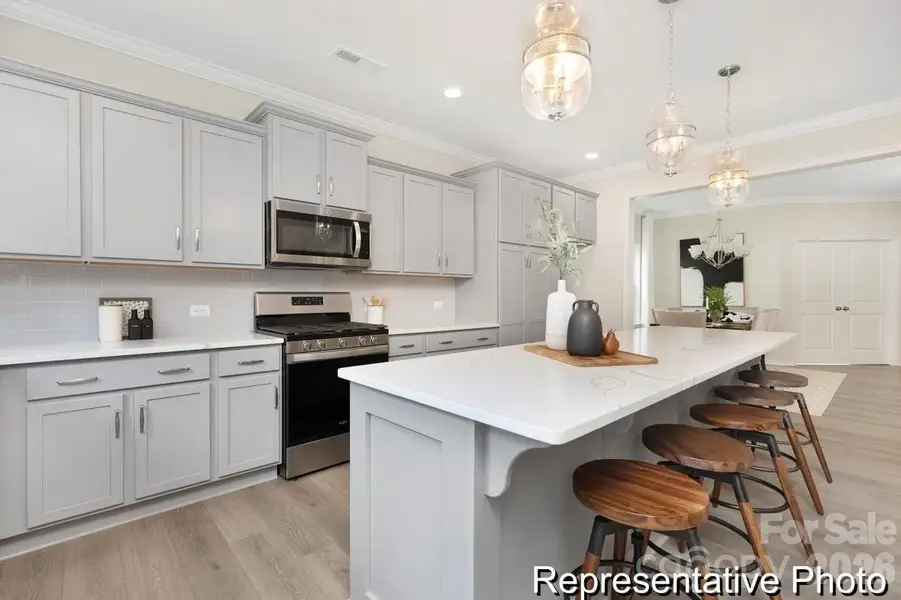 Furnished interior view inside a new home in Morrow Brook, Albemarle (Image 8).