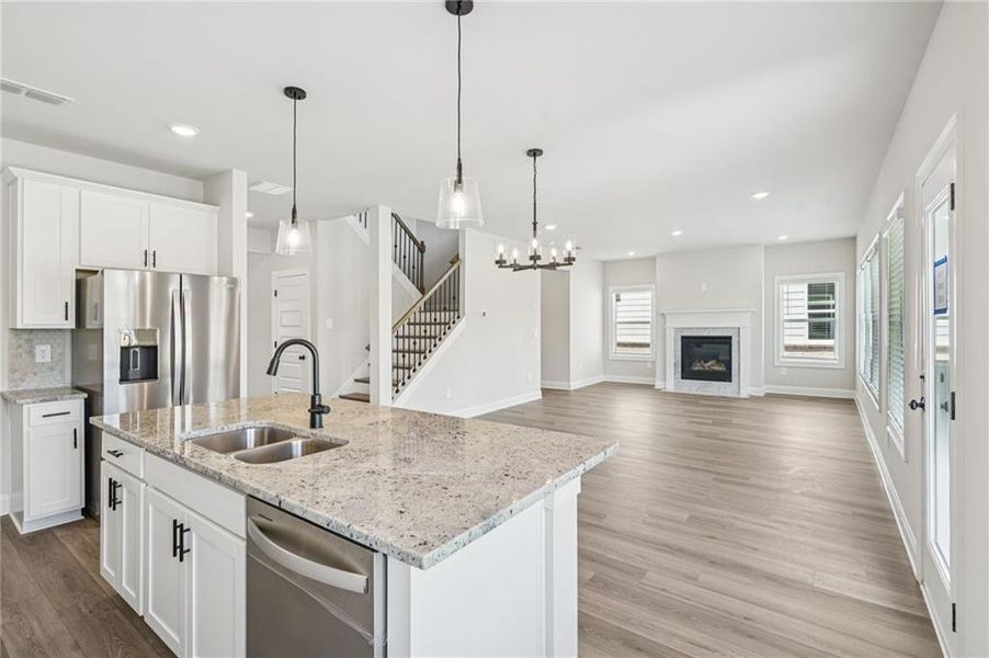 Furnished interior view inside a new home in Martin Springs - Estate Series, Lawrenceville (Image 5).
