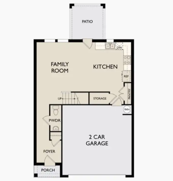 2D floor plan layout of this home in Monticello Park, Princeton, TX (Image 3).