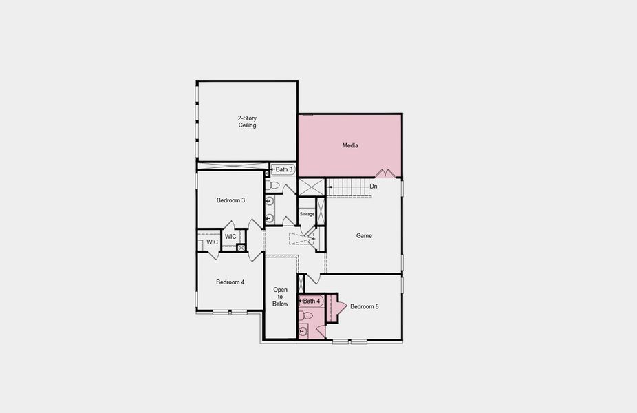 2D floor plan layout of this home in Highland Lakes 50s, McKinney, TX (Image 2). 2D floor plan layout of this home in Highland Lakes 50s, McKinney, TX (Image 2).