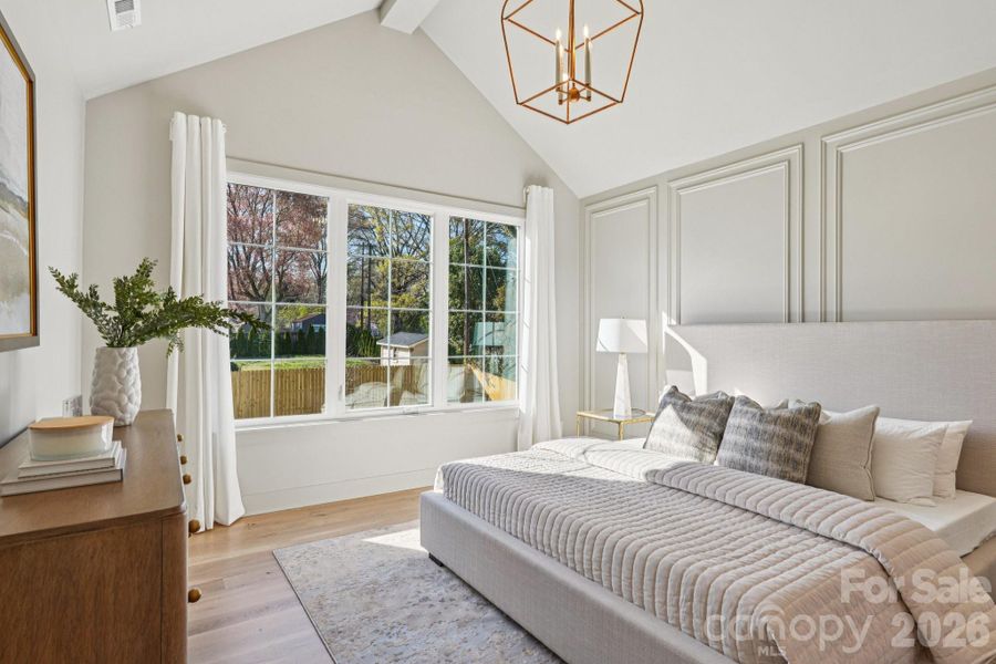 Furnished interior view inside a new home in , Charlotte (Image 33).