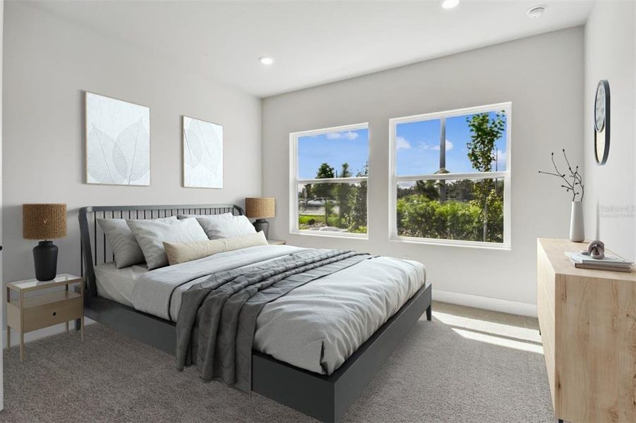 Furnished interior view inside a new home in Chapel Crossings - Garden Series, Wesley Chapel (Image 11).