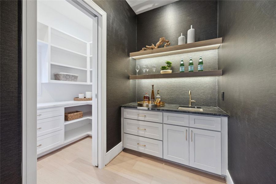 Furnished interior view inside a new home in , West University Place (Image 11).