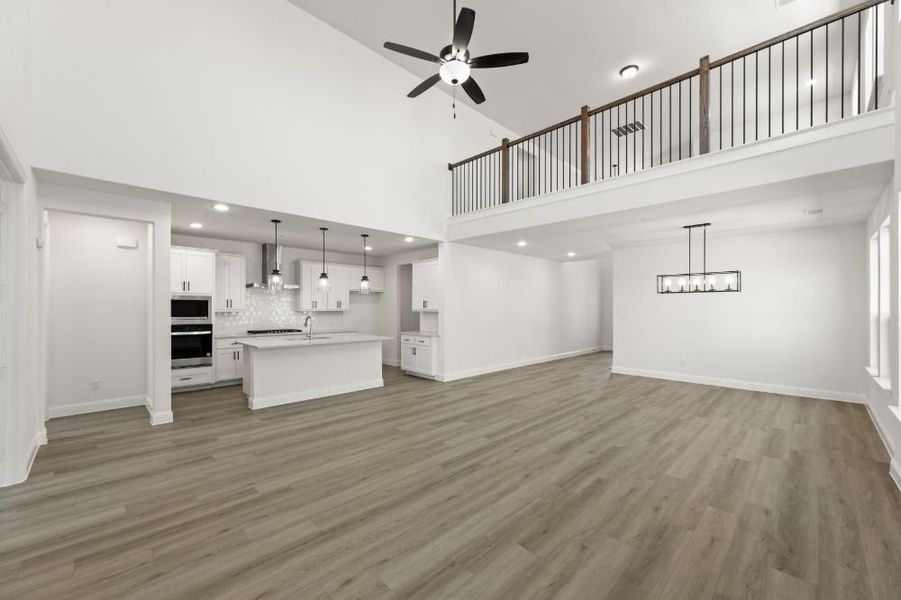 Representative unfurnished interior of a home built from the San Marcos by UnionMain Homes in Elevon, Lavon (Image 17). Representative unfurnished interior of a home built from the San Marcos by UnionMain Homes in Elevon, Lavon (Image 17).