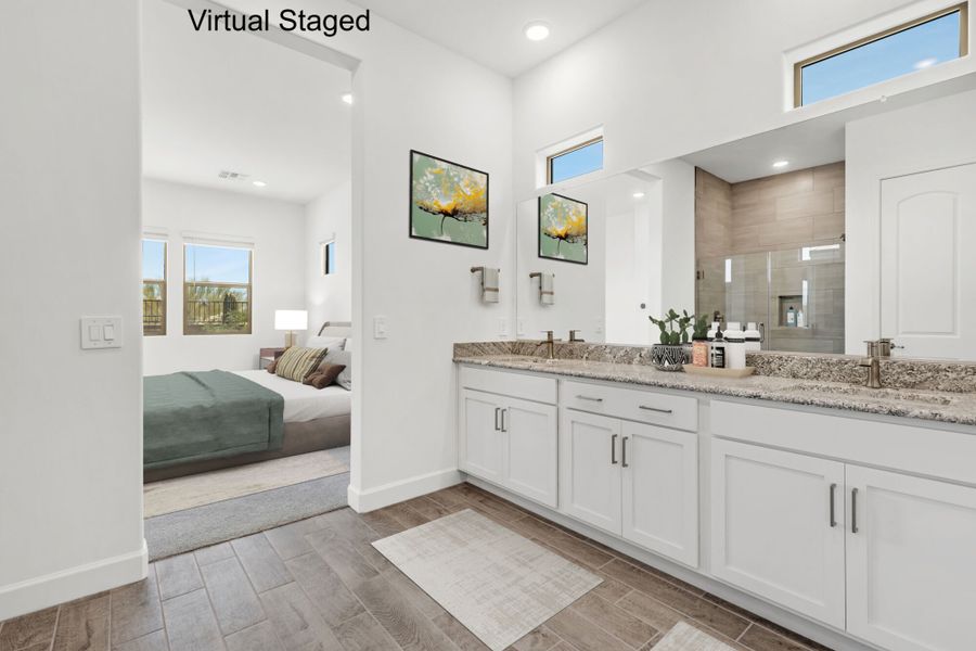 Furnished interior view inside a new home in Tavira at Twin Peaks, Marana (Image 7).