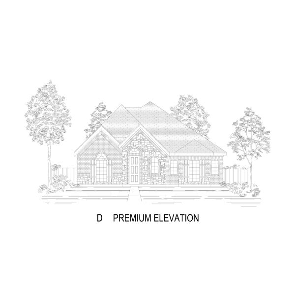 Representative rendering of the exterior for the Bachman 40 R-CW by First Texas Homes (Image 5). Representative rendering of the exterior for the Bachman 40 R-CW by First Texas Homes (Image 5).