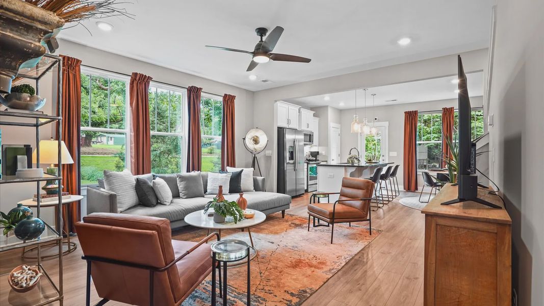 Furnished interior view inside a new home in Saluda Crossing, Piedmont (Image 14).