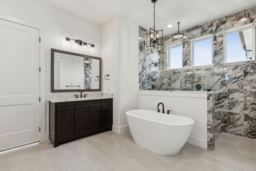 Representative furnished interior of a home built from the Custom 3580 by Kindred Homes in The Vines, Haslet (Image 10).