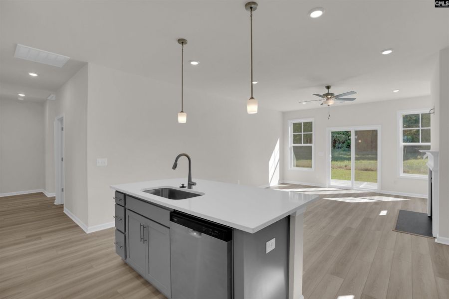 Furnished interior view inside a new home in Rolling Hills, Prosperity (Image 5).