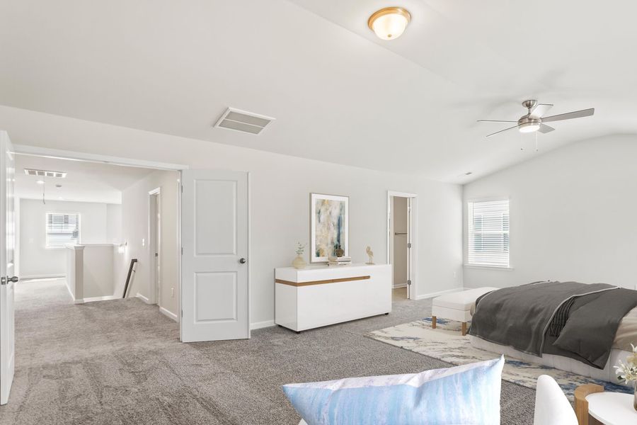 Furnished interior view inside a new home in Zanes Creek, Inman (Image 9).