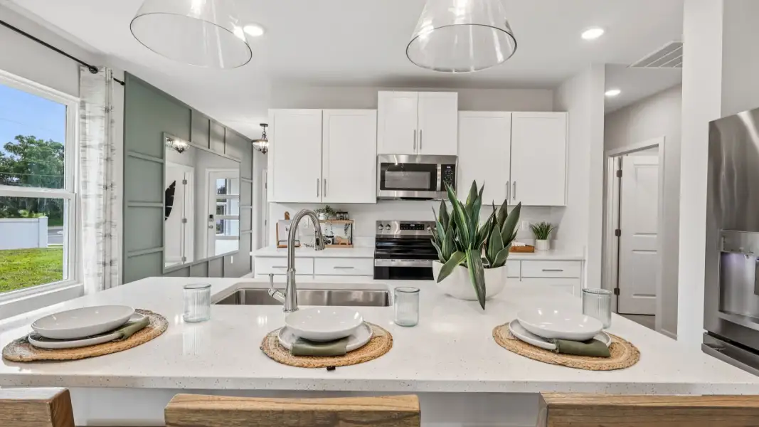 Flagler Floor Plan Open Concept Kitchen